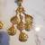 Gold Filigree Drop Clip Earrings 2 thumbnail