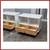 Contemporary White With Natural Wood Drawer Cubbies, Pair 10 thumbnail