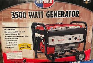All Power 3500 Generator With Wheel Kit 1