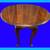 Petite drop leaf side table. Expanding accent table. 3 thumbnail