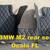 2015-2021 BMW M2 luxury-style custom floor mats, blue stitching 7 thumbnail