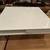Modern White Square Coffee Table with 2 Drawers and Open Storage 1 thumbnail