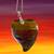 Sterling Silver Chain.Natural Ocean Jasper Stone Heart Shaped Pendant 1 thumbnail