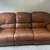 Sturdy Brown Leather Sofa – Perfect for Everyday Use 4 thumbnail