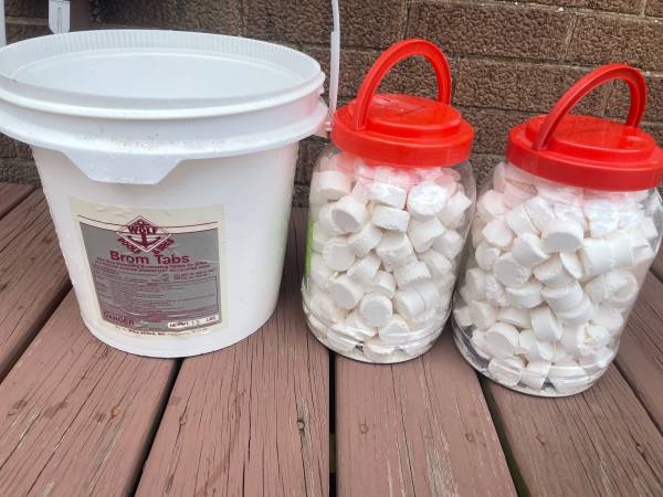 14Lbs Brom Tabs Brominating tablets sanitizing hot tubs, spas & pool 1