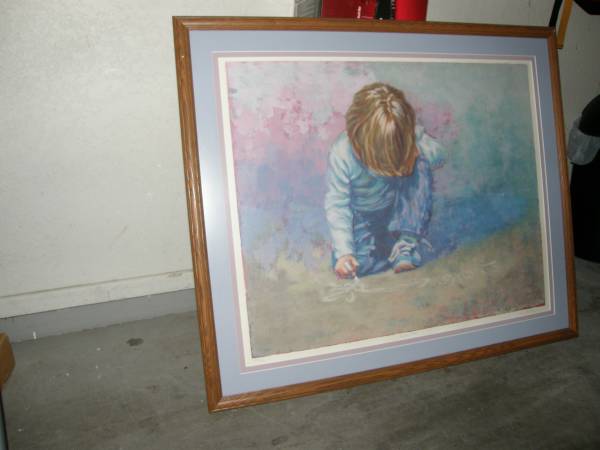 Lucelle Raad RARE "Budding Artist" Print Signed Limited Edition 1