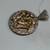 VERSACE MEDUSA Greca Pattern 10 KT Yellow Gold 32mm Disc Pendant Italy 12 thumbnail