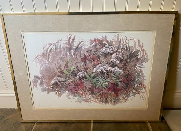 Limited edition signed by artist Peg Strohmenger “September” 1