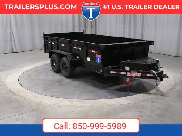 2027 Interstate 7X14 LoadRunner Bumper Pull Dump Trailer Black 1