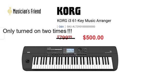 Korg i3 Music Workstation 1