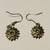 Pretty Sunflower pierced earrings - 1/2" diameter 2 thumbnail
