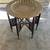 Indian Embossed Brass Collapsable Tray Table 1 thumbnail