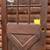 RARE Farmhouse Brown Solid Wood Door Cross Buck Thermopane Glass 32x80 2 thumbnail