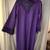 New, Adult Purple Wizard One Piece Hooded Long Pull Over Costume, Med 1 thumbnail