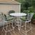 5 pcs Wrought iron patio barstools 1 thumbnail