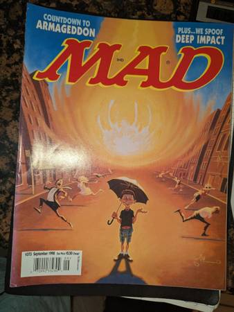 MAD Magazine #373 September 1998 Armageddon deep impact movie comedy a 1