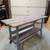 Industrial Steel/Wood Work Bench 8 thumbnail