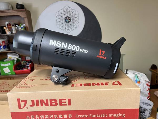 Jinbei MSN800-PRO 800ws Studio Flash with HSS (Lightly Used) 1