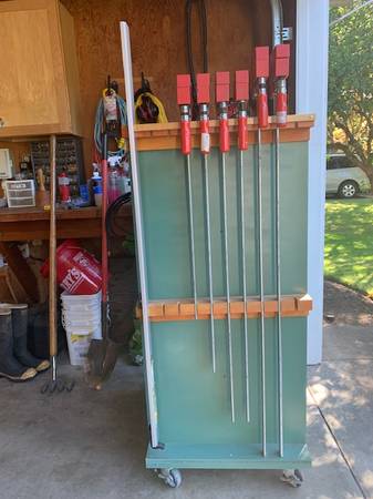 Clamps and custom made clamp cart 1