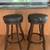 Sturdy Solid Wood Bar Stools - just need cushion care 1 thumbnail