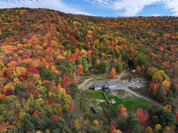 House with Garage and Outbuildings on 27 acres in Olean NY 1