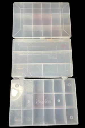 Organizadores de caja artesanales vintage, lote de 3 - $12 (Baldwin)63471464629251120