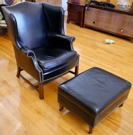 Chippendale Wingback Chair 1