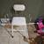 Drive Adjustable Height Stool with back and arms 4 thumbnail