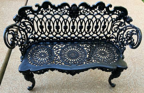 Patio Set Outdoor Furniture Betsy Ross 40in Loveseat Cast Aluminum Garden Bench 1