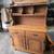 TWO PIECE WOOD SERVING CABINET - KITCHEN CABINET 1 thumbnail