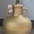 VINTAGE "BERMAN" JUG STYLE RIBBED GOLD Ceramic TABLE LAMP 3 thumbnail