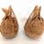 Pair of Vintage Wicker Rabbit Shaped Baskets with Handles 5 thumbnail