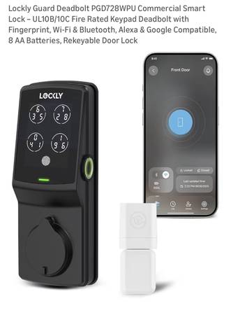 Lockly Guard Deadbolt Commercial Smart Lock 1