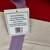 TRADER JOE'S MINI CANVAS PASTEL TOTE, LOVELY LAVENDER 2 thumbnail