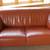 Maurice Villency Italian leather love seat 1 thumbnail