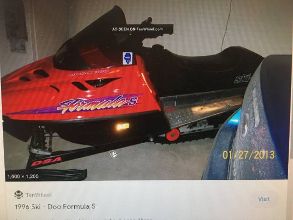 1996 Ski-doo Formula S 1