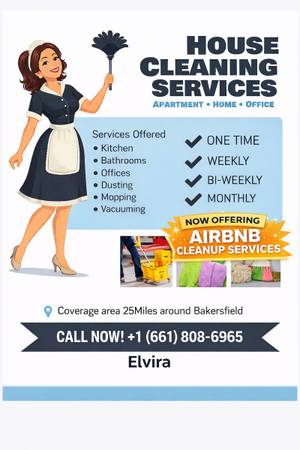 House Keeper Services Offered - Bakersfield 1