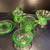 Vintage Uranium Depression Green Glass collection Bowls Pitchers Plate 2 thumbnail