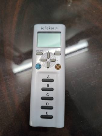 I-clicker 2 college test/ quiz taking device 1