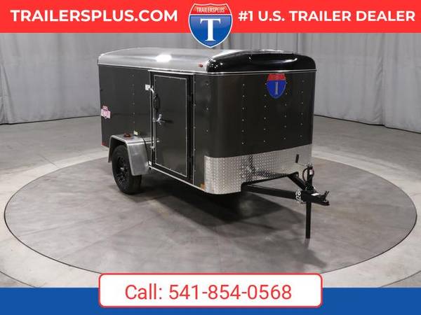 2026 Interstate 5X10 Victory Enclosed Cargo Trailer Silver 1