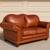 🤎Genuine Leather Loveseat & Armchair Set🤎 3 thumbnail