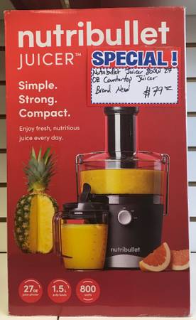 Nutribullet Juicer 800W 27oz Countertop Juicer Brand New 1