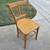 2 Vintage French Wood Bistro Chairs 2 thumbnail