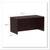 Alera Valencia Series Straight Front Desk – Mahogany Finish 2 thumbnail