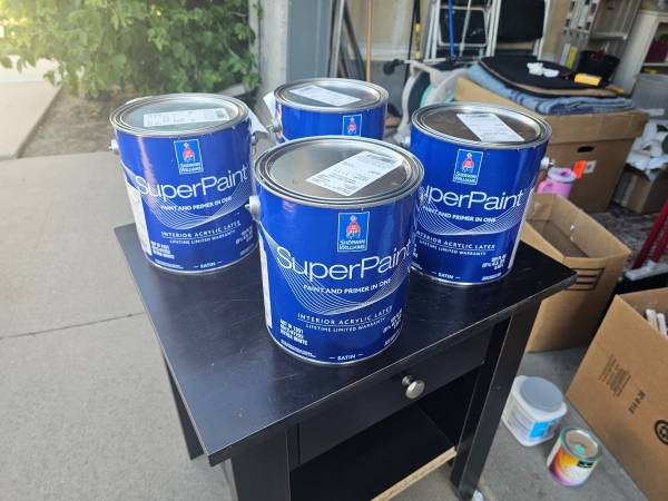 Sherwin-Williams SuperPaint, 4 Gallons 1