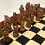 Lovely Complete Wooden Chess/Checkers In a Rosewood Casing 5 thumbnail
