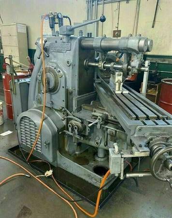 KEARNEY TRECKER MILWAUKEE 7-1/2HP-3CH Horizontal Mill Milling Machine 1
