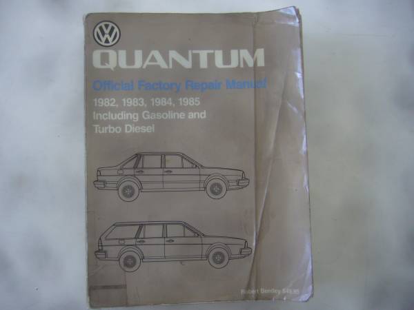 VW Quantum  Bentley Factory Repair Manual 1