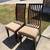 Solid Wood Dining Chairs (two) - Free 1 thumbnail