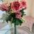 Silk Peony and Hydrangea Arrangement in Glass Vase 2 thumbnail